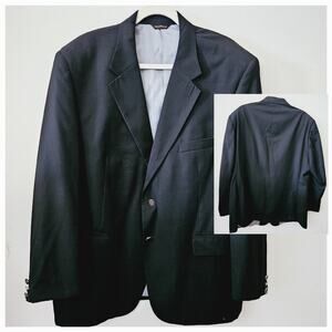 Size Large Giorgio Iolano Couture Black Men's Blazer Suit Sport Coat Jacket.